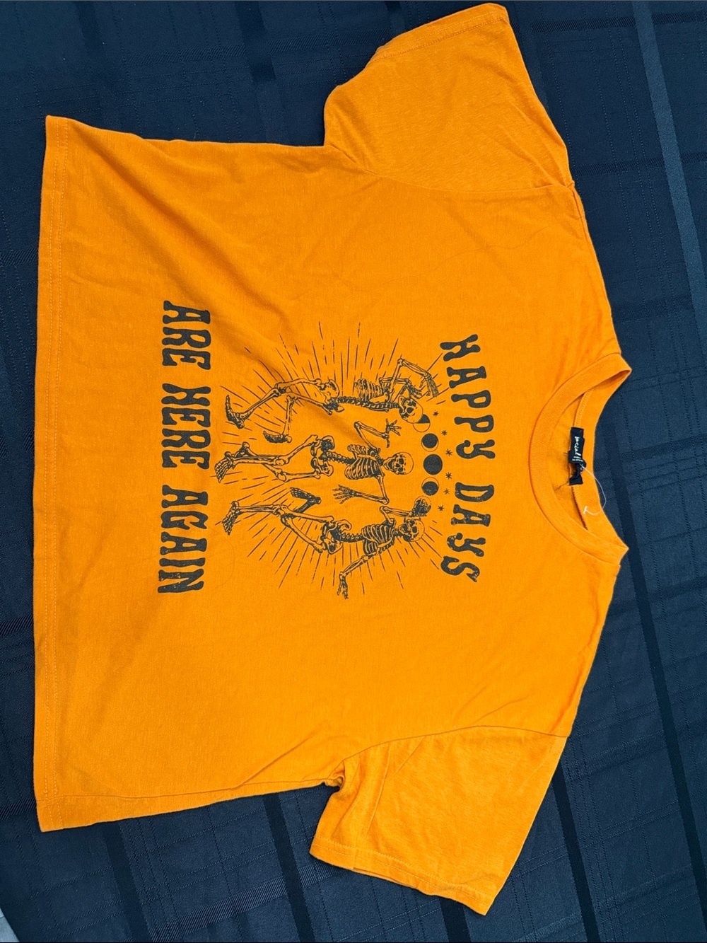 Happy Days Orange Graphic Tee